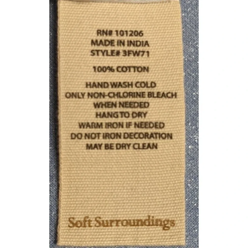 Women's Soft Surroundings Coral Reef Fish Seychelles Tunic/Dress/Cover-Up PXS - Picture 13 of 14